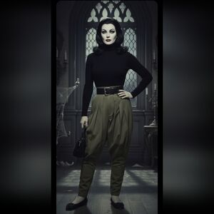 Vintage 80s Baggy  Riding Trousers